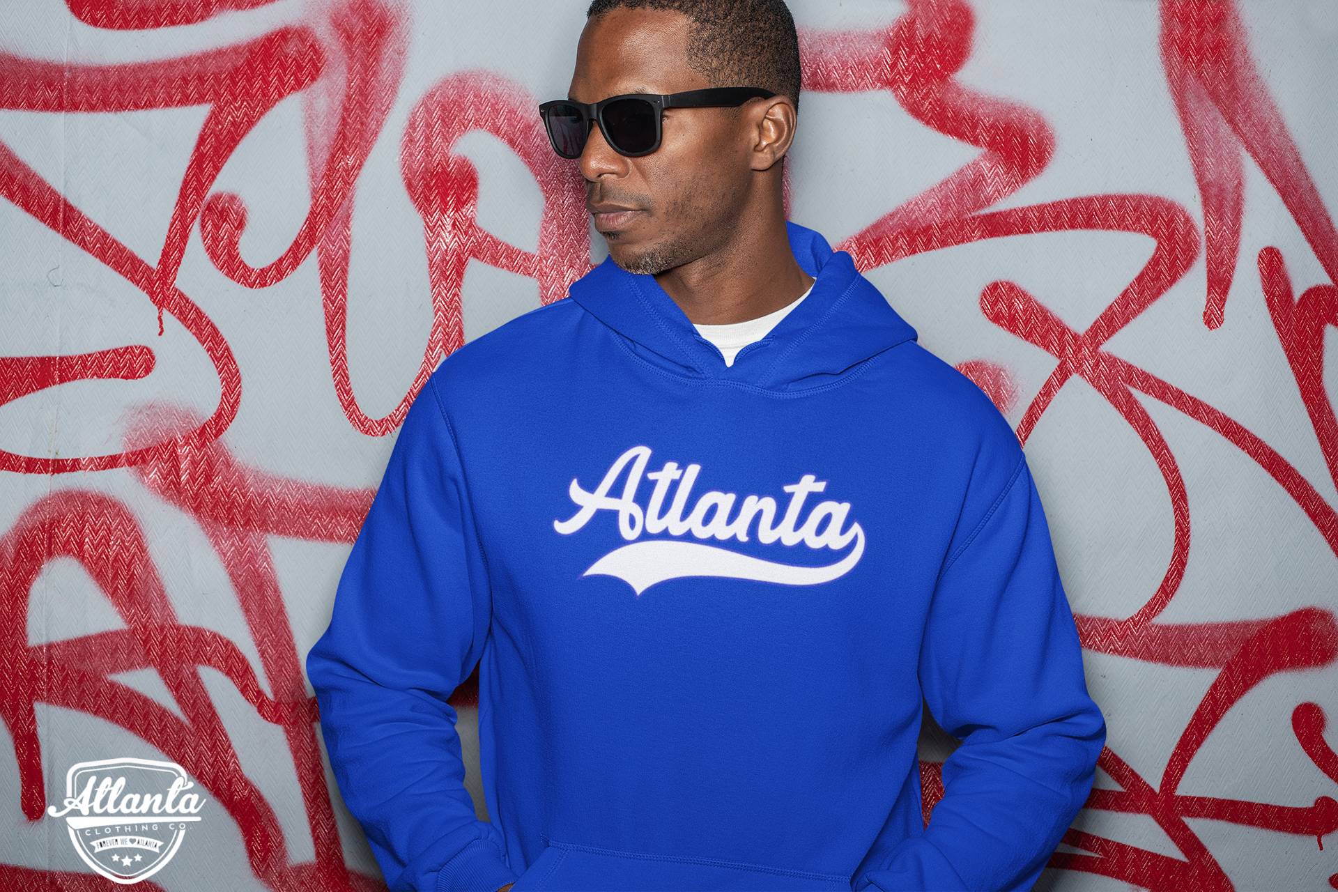 ATL For Life Hoodie- Royal Blue
